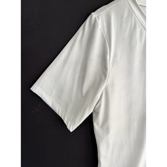 Dudley Stevens Womens Small V-neck Performance Shirt Light Blue Lycra Performanc - Picture 4 of 7